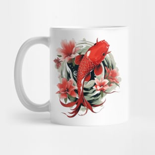 Koi Fish In A Pond Mug